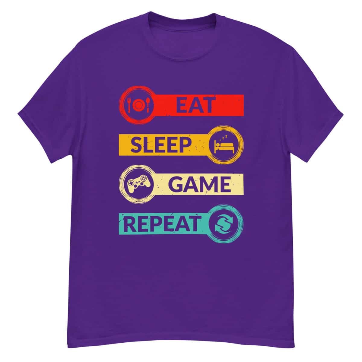 Eat Sleep Game Repeat Shirt