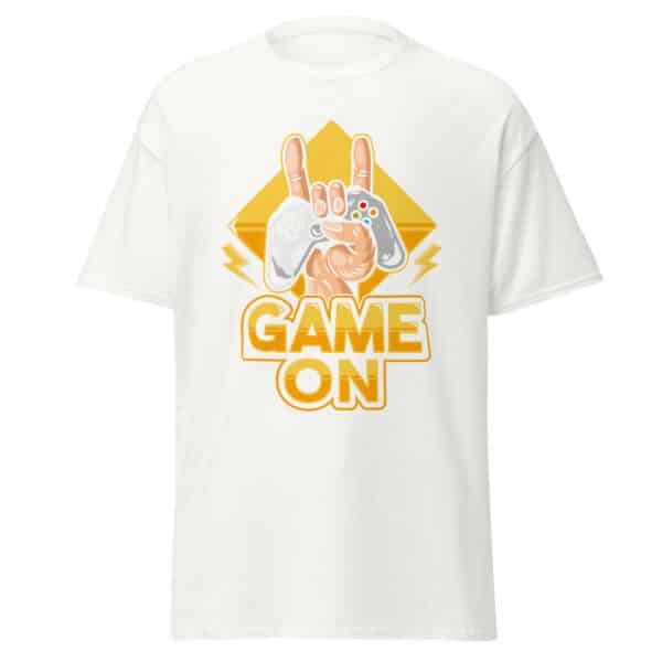 Game On T-Shirt - Gaming Logo Golden